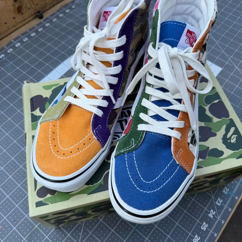 Brand New Bape x Vans Sk8 Hi